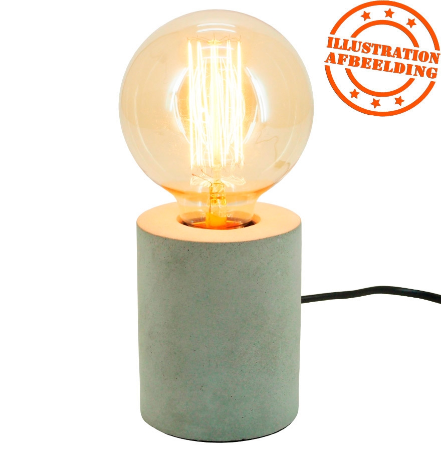 Lampa stołowa Alterego NIGRI kolor szary