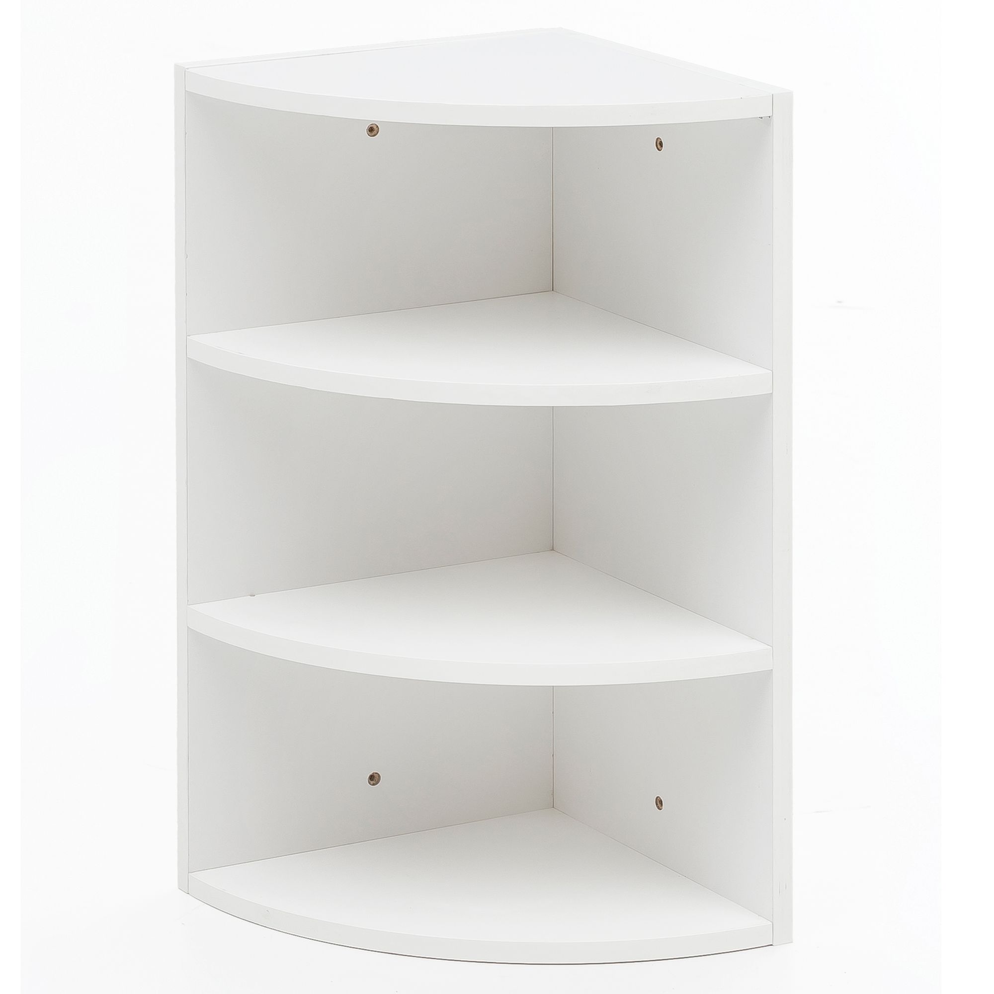 Corner shelf white 30 x 60 x 30 cm wl5.843 wooden wall shelf corner hanging shelf
