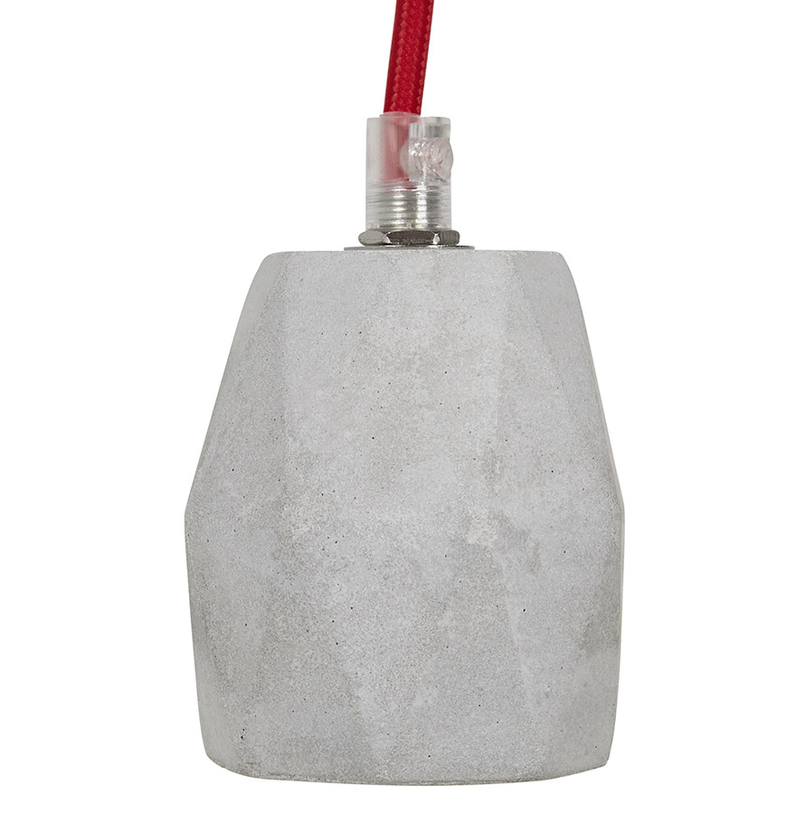 Alterego lampa wisząca SOKET BETON kolor szary