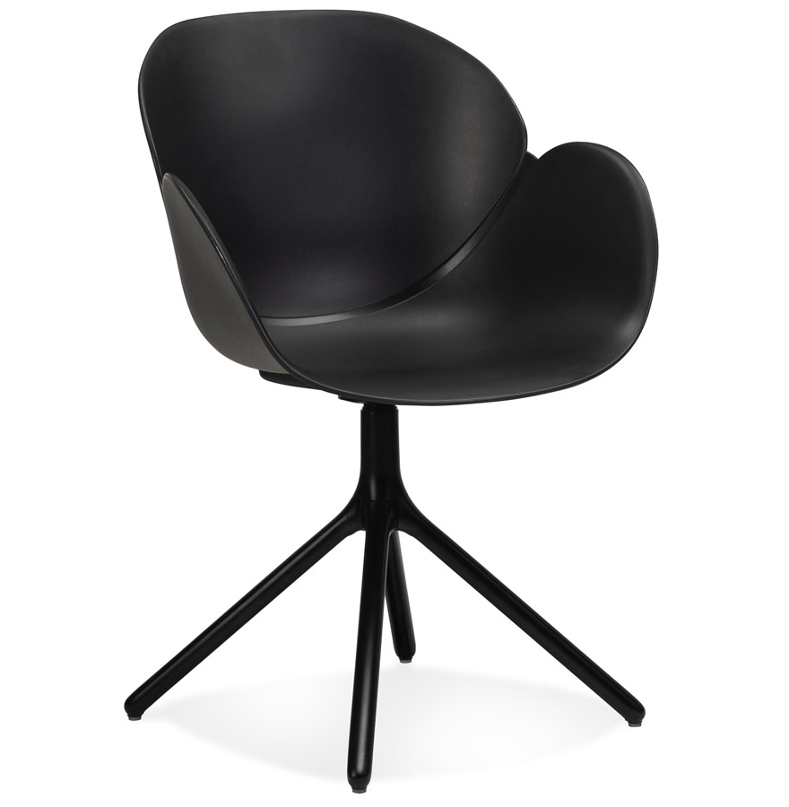 Alterego armchair APODIS frame colour black seat black