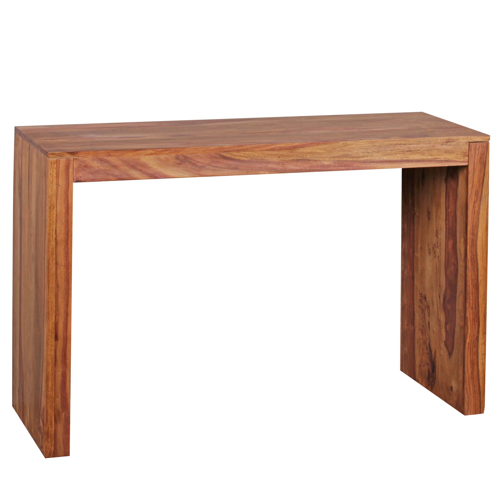Stół konsoli stół z drewna sheesham z litego drewna 115 x 40 cm stół w stylu rustykalnym z naturalnego drewna
