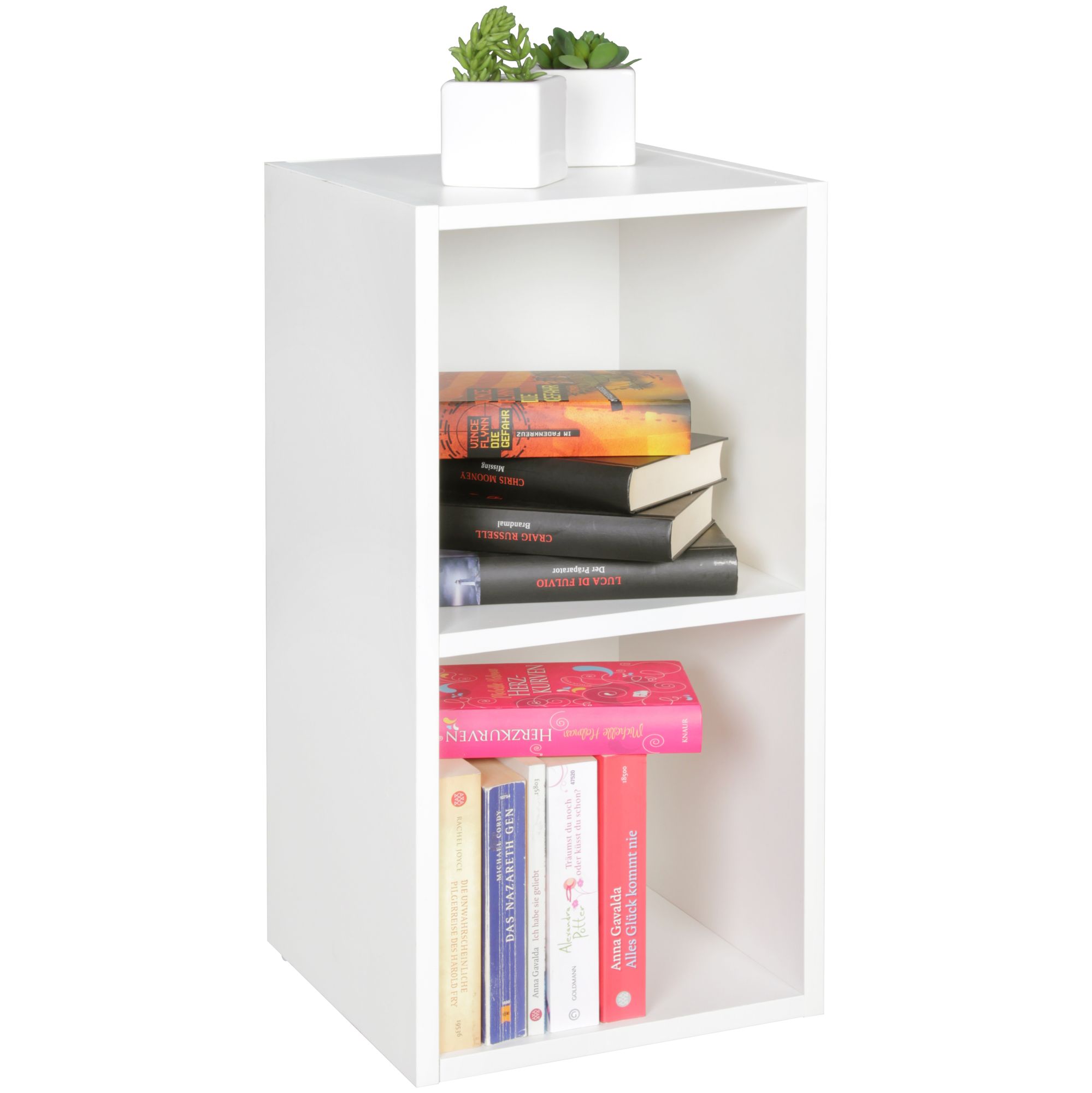 Półka stojąca  wl5.175 drewniana 30x60x30 cm nowoczesna biała półka mała