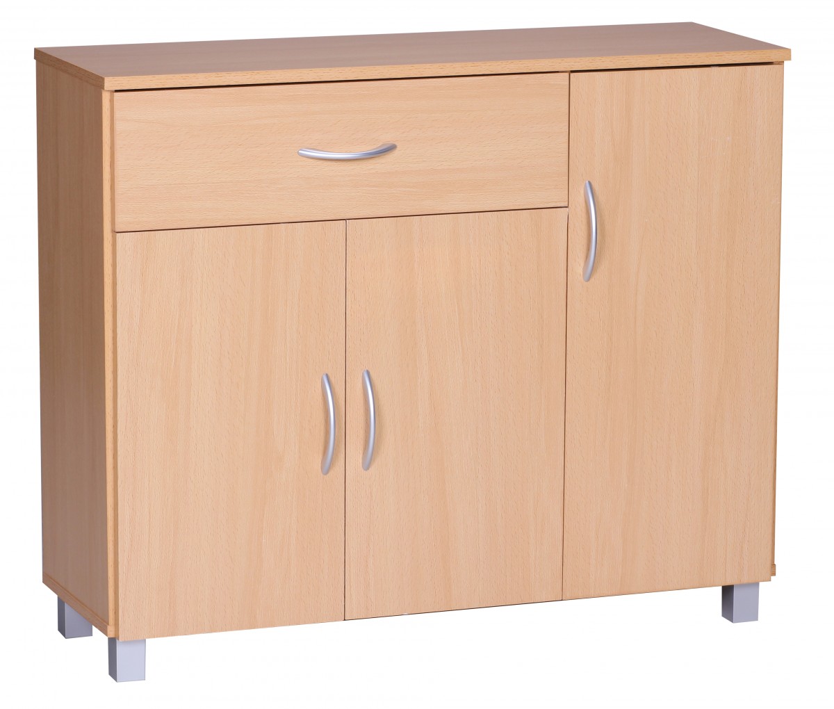 Buk jarry z 1 szufladą i 3 drzwiami 90 x 75 x 30 cm