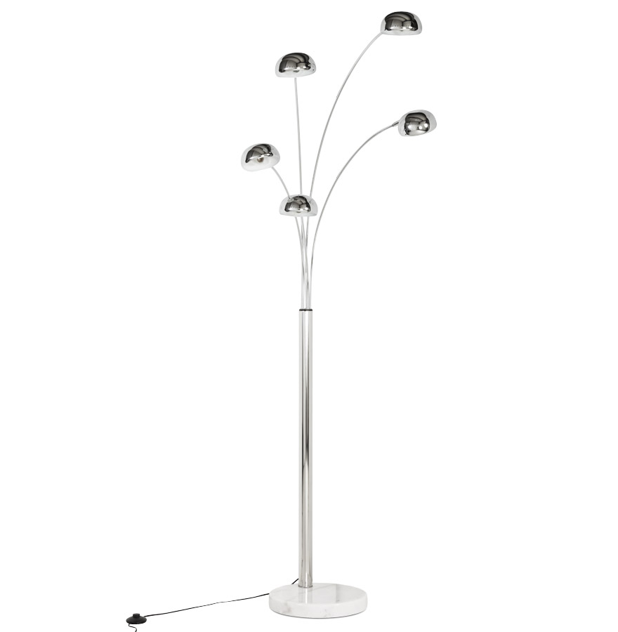 Lampa podłogowa Alterego PIĘĆ KOKARD kolor ramy chrom kolor chrom