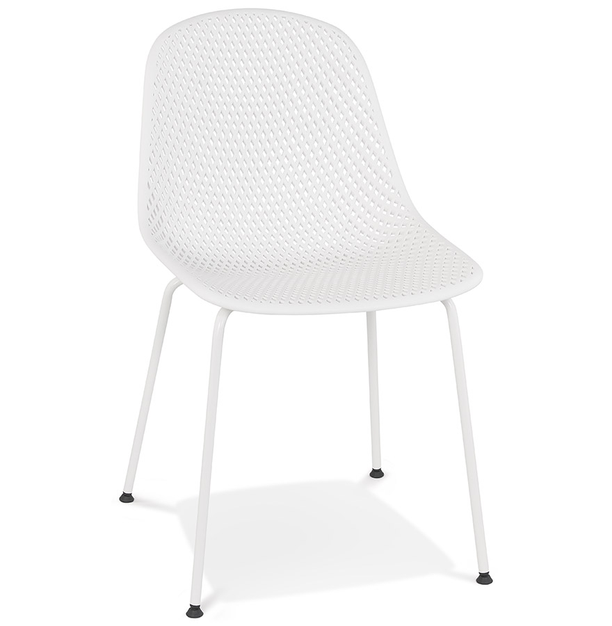 Alterego chair VIKY frame colour white seat white