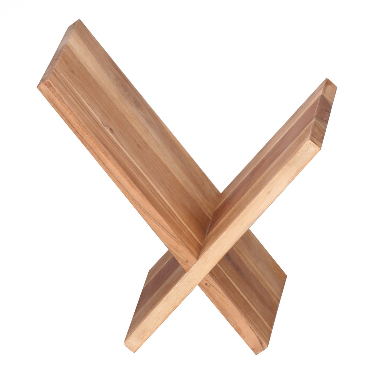 Magazine rack mumbai solid wood acacia x-shape 31 cm magazine rack design prospectus holder country house style