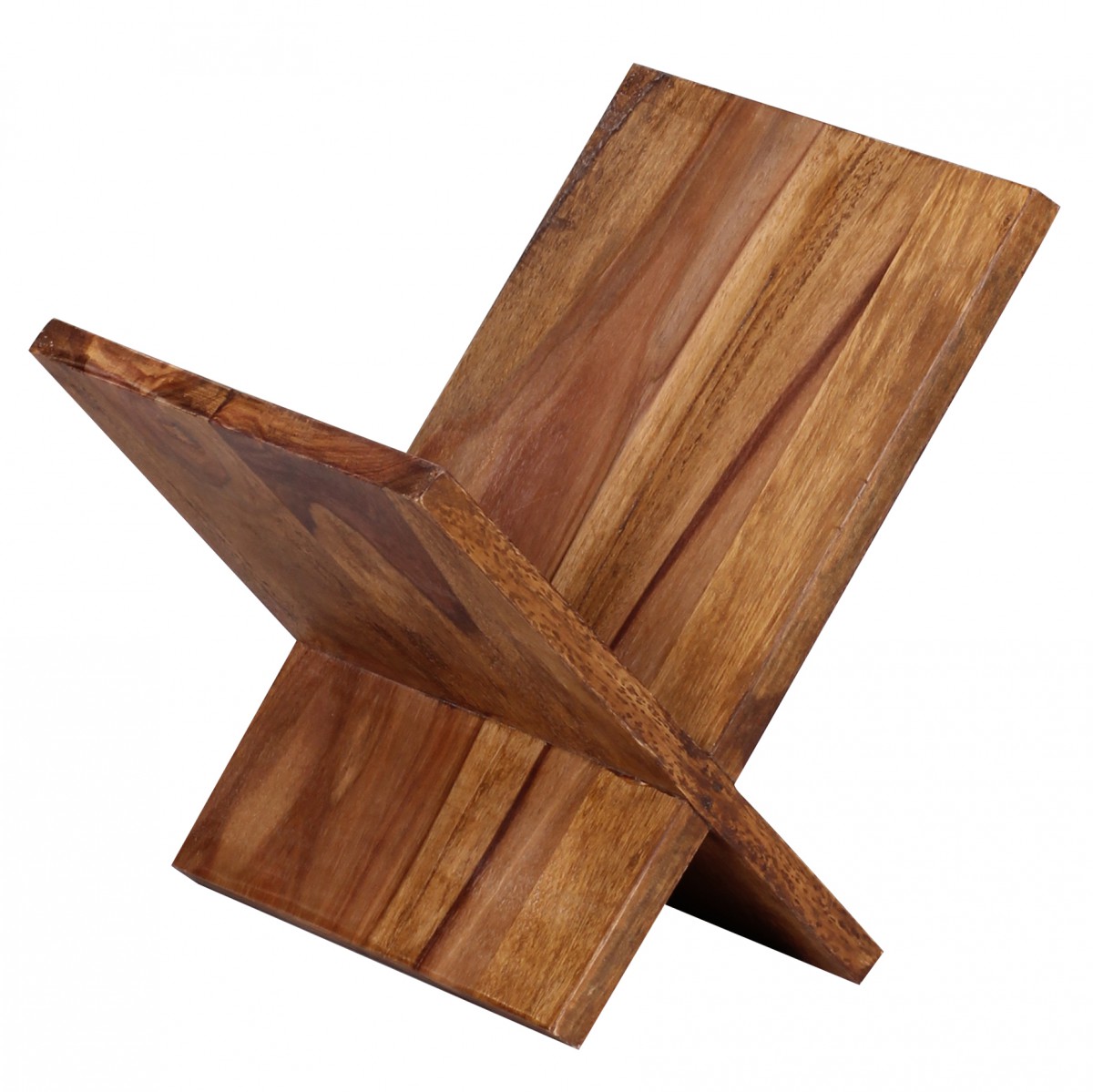 Magazine rack mumbai solid wood sheesham x-shape 31 cm magazine rack design prospectus holder country house style
