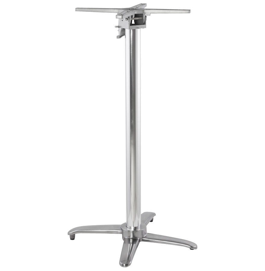 Alterego rama stołu PRATIK wersja 110cm wysokość kolor aluminium