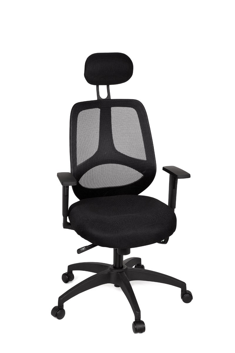Biurowy  fotel florence deluxe fotel czarny fotel wykonawczy fotel obrotowy 120 kg