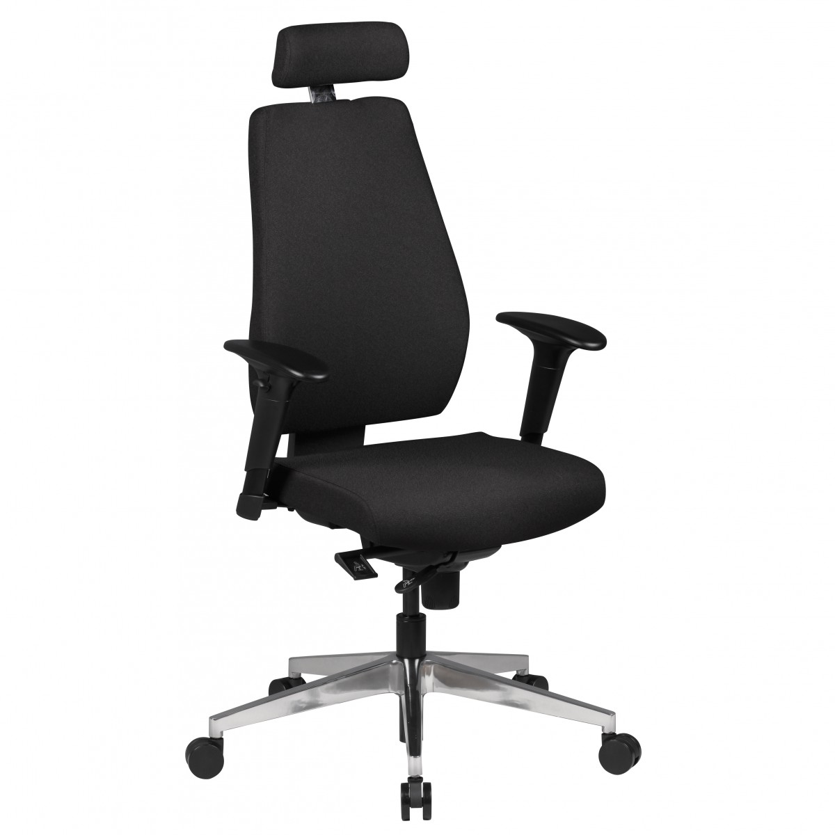 Black Fabric Office Chair | Height 111 - 141 cm | Width 60 cm