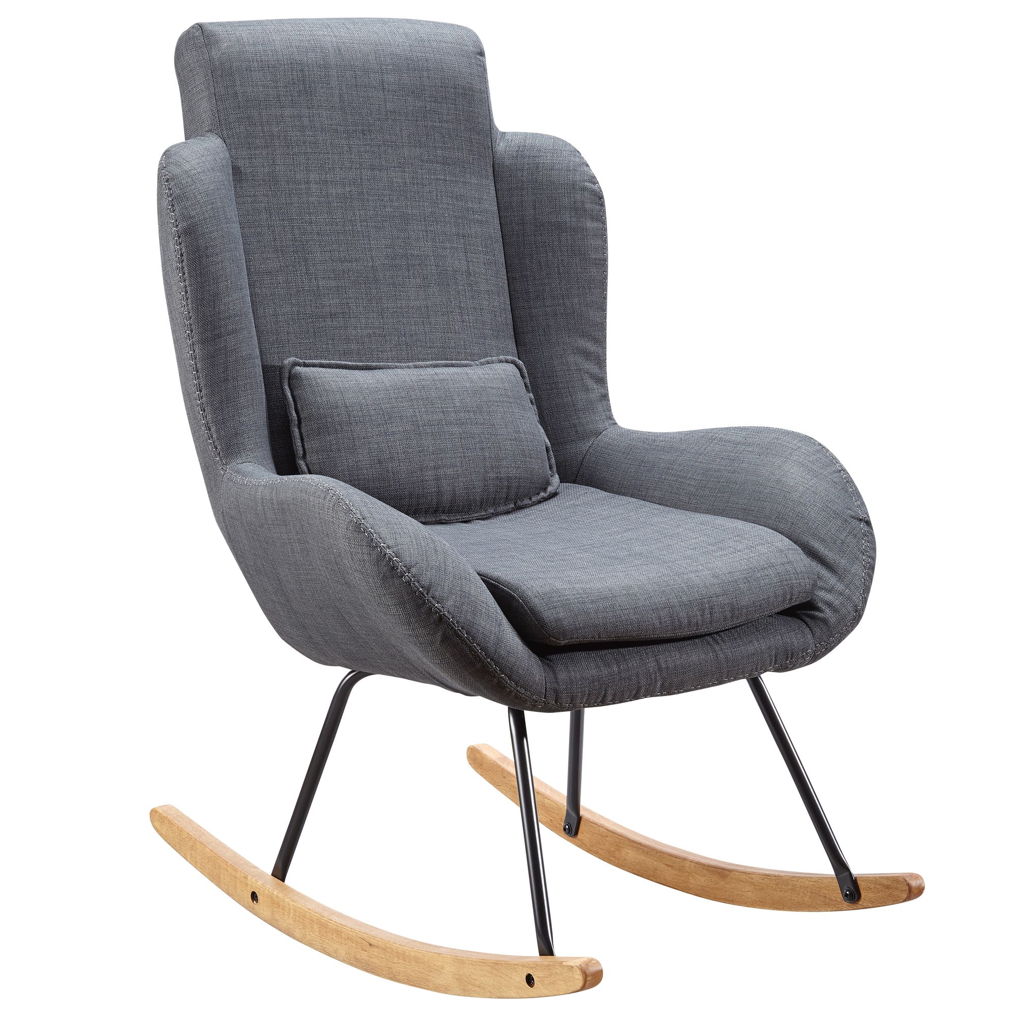 Fotel rocky anthracite design fotel relaksacyjny 75 x 110 x 88,5 cm